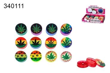 Plastikmühle Plastikgrinder Acrylgrinder 6 Motive Ø 45mm